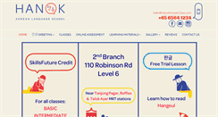 Desktop Screenshot of hanokkoreanclass.com